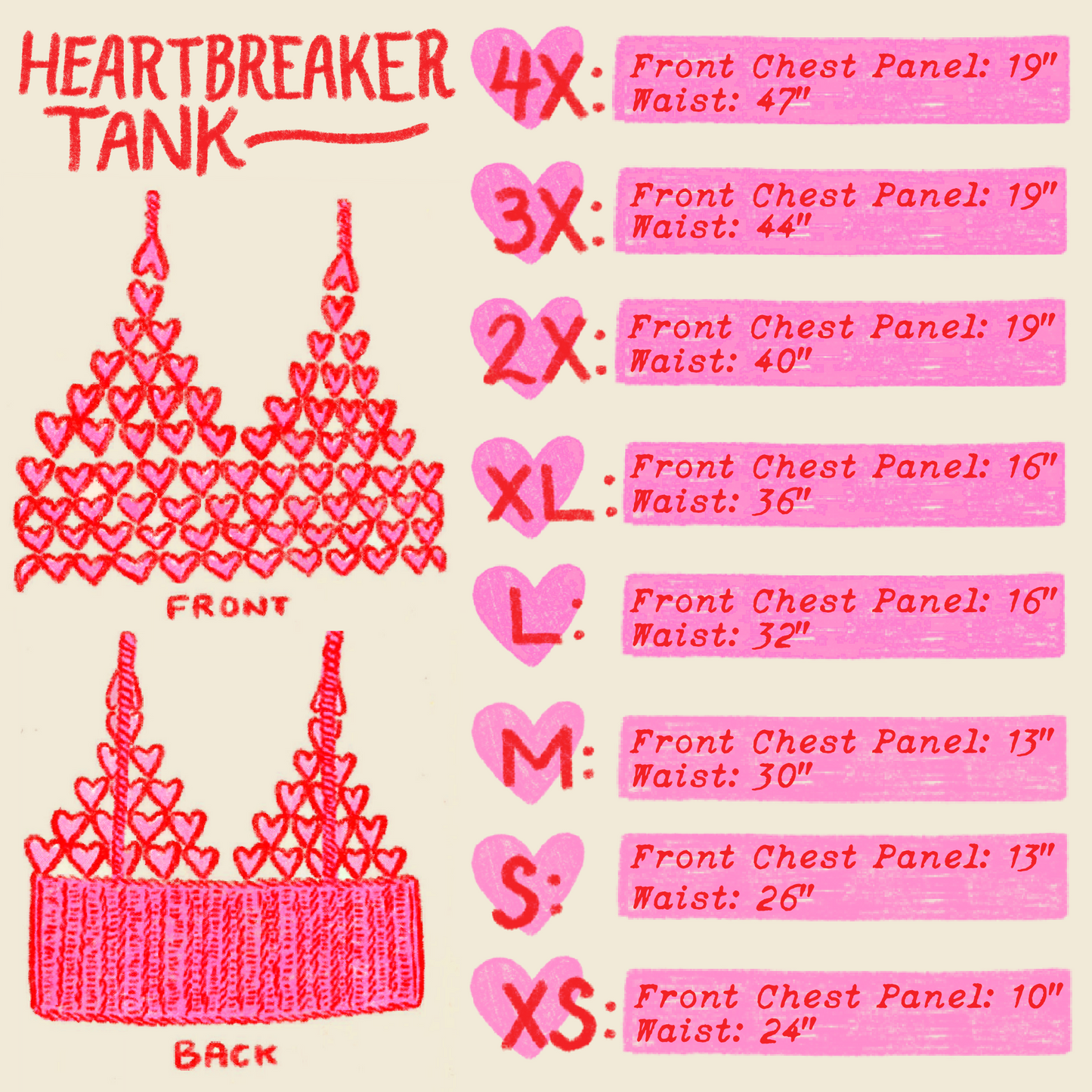 Chain of Hearts Crochet Pattern