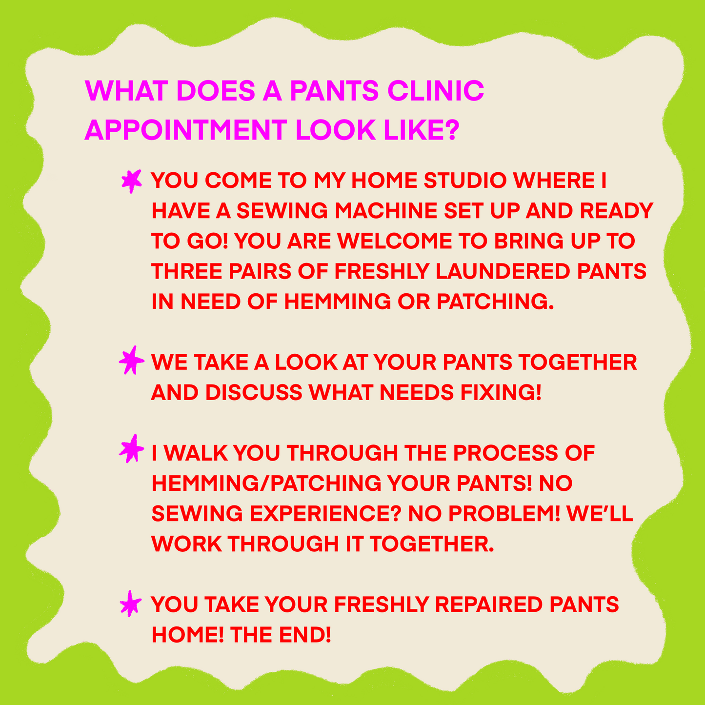 PANTS CLINIC 6/2