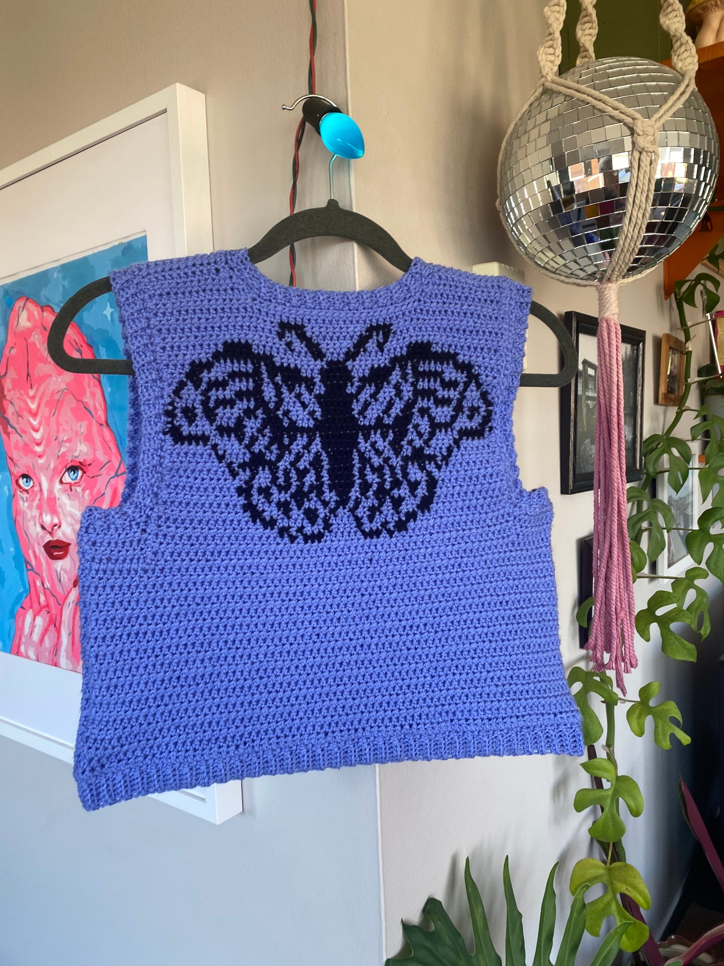 Custom Cropped Crochet Top