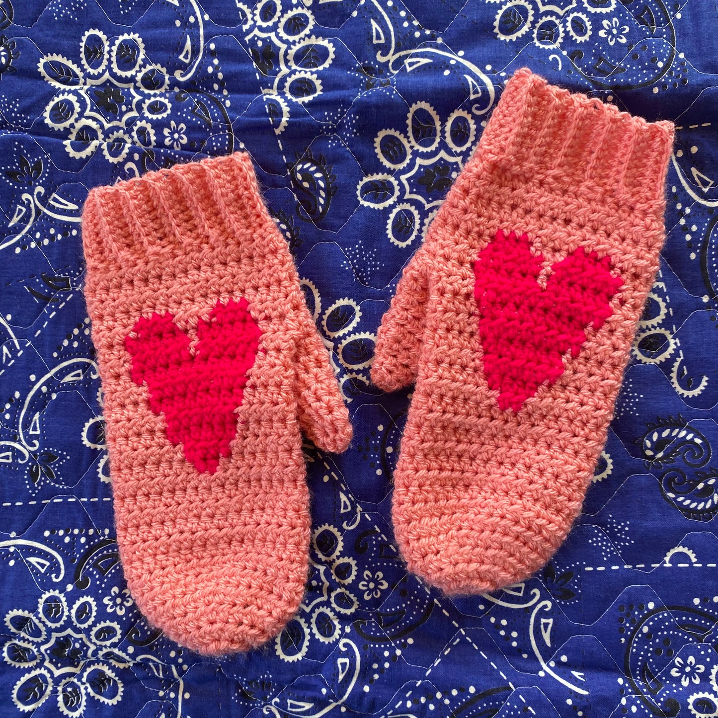 Heart Mittens